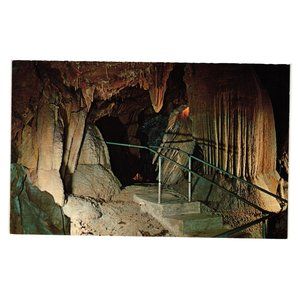 Vintage Postcard Lake Shasta Caverns Redding California Cave Underground Tourist